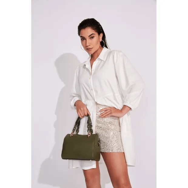 BOLSA PATY VERDE MILITAR - Imagem 2