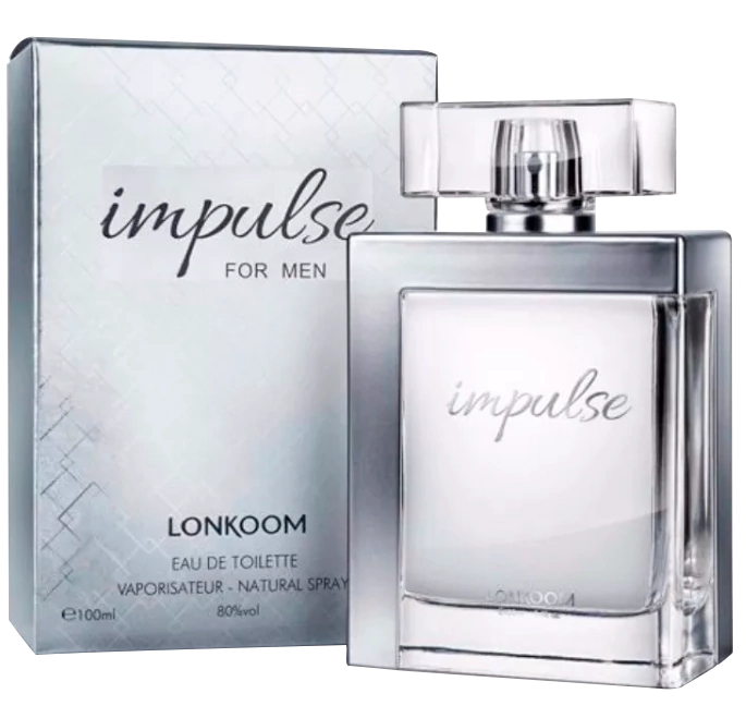 Perfume Masculino Impulse 100ML EDT Lonkoom - Imagem 2